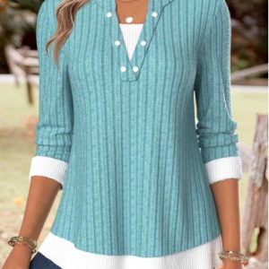 Color:Turquoise;<br />Size:S;<br />Size:M;<br />Size:L;<br />Size:XL;<br />Size:XXL;<br />Package Contents:1 X T Shirt;<br />Occasion:Casual;<br />Style:Casual;<br />