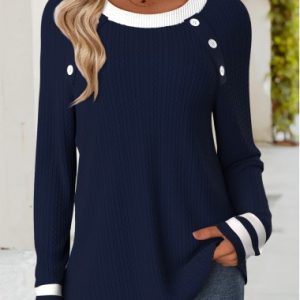 Color:Navy;<br />Size:M;<br />Size:L;<br />Size:XL;<br />Size:XXL;<br />Package Contents:1 X T Shirt;<br />Occasion:Casual;<br />Style:Bohemian;<br />