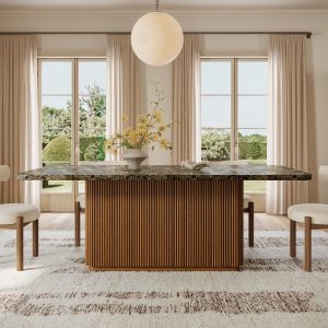 inviting atmosphere with this one-of-a-kind piece. Shop now for a dining experience as beautiful as your home.color:Brown