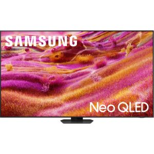 Experience Samsung's brightest 4K TV yet with the QN90F 50" 4K HDR Smart Neo QLED Mini-LED TV. Featuring Samsung's advanced AI powered picture processing and Quantum Matrix Mini-LEDs illuminating every detail on a glare-free screen