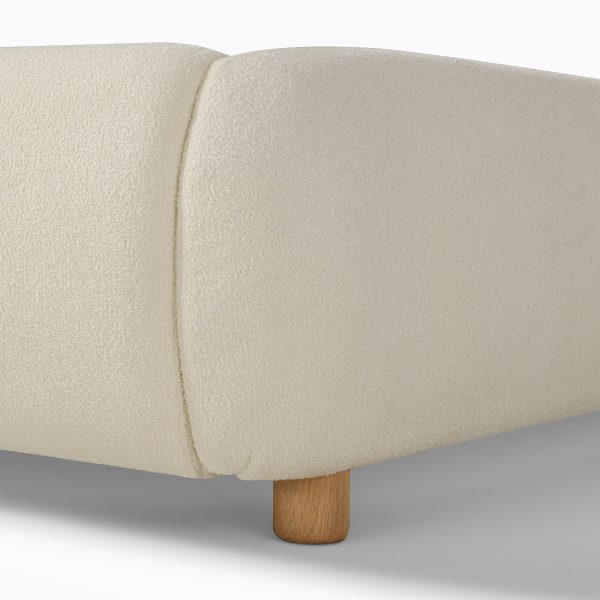 this sustainable plywood-framed bed adds serene style to any bedroom.color:Off-white