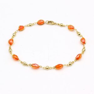 <ul><li>18K Gold Plated Anklet High Polish Finish Lifetime Guarantee</li><li>Great Gift</li><li>Add a hint of luxury to your ensemble with this anklet bracelet<br /></li><li>10 Inches Perfect Length For an ankle bracelet</li><li>Perfect accessory to wear to the beach a must have</li><li>Made in Brazil</li></ul>