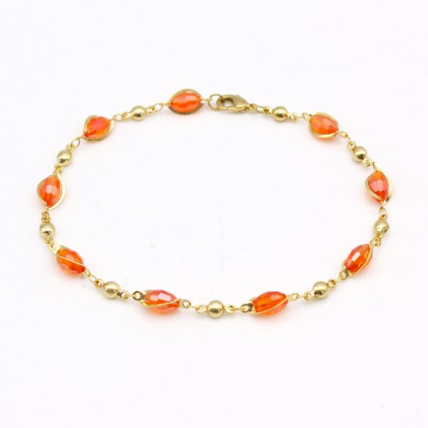 18K Gold Plated Anklet High Polish Finish Lifetime GuaranteeGreat GiftAdd a hint of luxury to your ensemble with this anklet bracelet10 Inches Perfect Length For an ankle braceletPerfect accessory to wear to the beach a must haveMade in Brazil