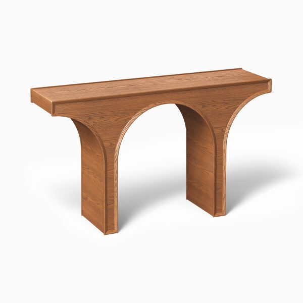 Valborg 52" Mid Century Arch Console Table - Image 6