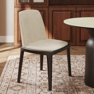 sophisticated ash wood frame creates a beautiful contrast with the soft