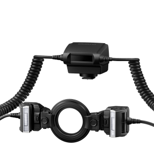 Olympus is delighted to introduce the world's first* Macro flash with a dust‑