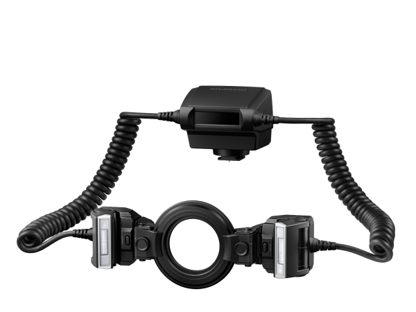 Olympus is delighted to introduce the world's first* Macro flash with a dust‑