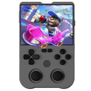 AMPOWN XU10 Handheld Game Console 3.5-inch 256GB TF Card Linux 10000+ Games - Grey