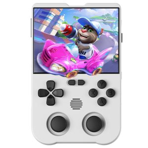 AMPOWN XU10 Handheld Game Console 3.5-inch 256GB TF Card Linux 10000+ Games - White