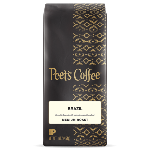 Naturally processed coffee cherries from the Minas Gerais region