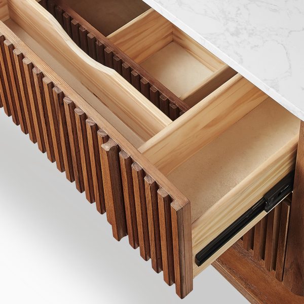 it combines modern style with practical storage.material:Plywood
