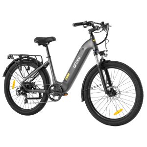 DYU C1 Electric Bike 350W Motor 36V 10Ah Battery 26*2.5" All-terrain Tires 25km/h Max Speed 65km Max Range Dual Disc Brakes