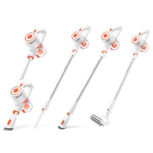 ILIFE G80 Cordless Handheld Vacuum Cleaner 22Kpa Suction with Spinning Side Brush 2500mAh Battery 45mins Runtime LED Display with Multiple Brush for Hard Floor Carpet Car Pet Hair Wall Mount