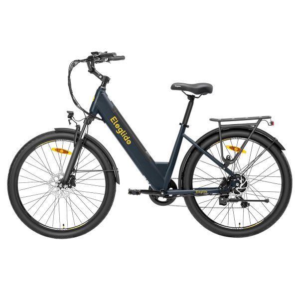 Eleglide T2 Electric Bike 250W Motor 36V 13Ah Battery 27.5*2.1 inch Tire 25km/h Max Speed 100km Max Range Hydraulic Disc Brakes Suspension Fork with Lockout Shimano 7-Speed LCD Display App Control