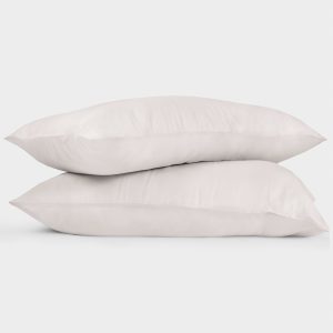 Osteopath Recommended. "I have searched for a long time for the right pillow. As an Osteopath this ticks every box and has helped my neck pain. I shall recommend this to my patients. Excellent product and eco friendly." - Wendy Hounsfield. Description. Enough pillow talk - it's time to get serious about pillows.... Ridiculously good sleep starts with amazing pillows.. Better sleep coming your way.. Bundle Includes:. 2 x Eucalyptus Silk Pillowcases. 2 x Eucalyptus Silk Pillows. 2 x Pillow Protectors. *All sizes are UK standard sizes with deep fitting Fitted Sheet*. *Super King & Emperor sizes include 50x90cm Pillow options*. Have you tried our sheets yet?. If not