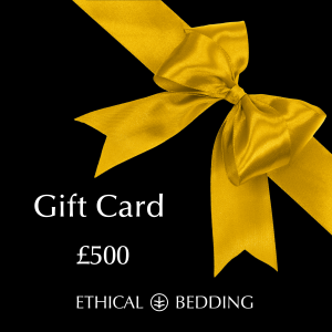 Shopping for someone else but not sure what to give them? Give them the gift of choice with an Ethical Bedding Company gift card.Gift cards are delivered by email and contain instructions to redeem them at checkout. Our gift cards have no additional processing fees.