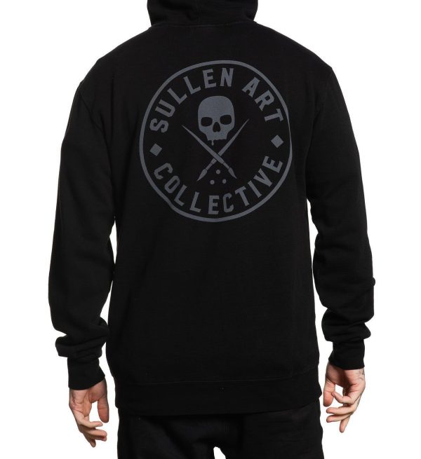 The Classic Ever Pullover is one of our staple black hoodies. It has the knocked out version of the Sullen badge logo. This is meant to be an everyday pullover. This simple