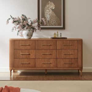 crafted from rich ash wood veneer and a durable plywood frame. Designed to last