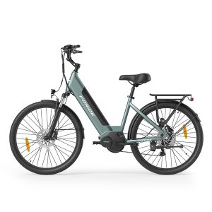 Foride Urbano 1 Electric Bike 250W Mid-drive Motor 36V 13Ah Battery 26 inch Tires 25km/h Max Speed 110km Range Hydraulic Disc Brake Suspension Fork with Lockout Shimano 7-speed