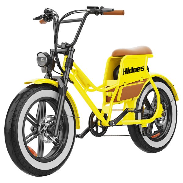 Hidoes C8 Electric Bike 700W Motor 48V 17Ah Battery 20*4.0 inch Fat Tire 40km/h Max Speed 55km Range Front & Rear Disc Brakes Hydraulic Spring Damping Shimano 7-speed