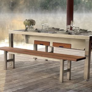 A social grilling table of the highest caliber