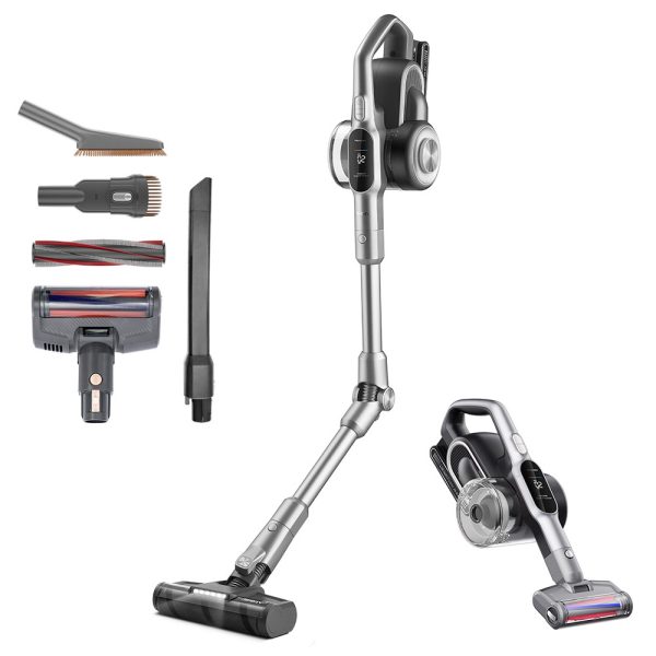 JIMMY H10 Flex Handheld Cordless Vacuum Cleaner 245AW 26Kpa Suction Intelligent Dust Sensor Auto Power Adjust 2500mAh Battery 80Mins Runtime 0.6L Dust Cup With LED Headlights