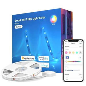 Support Apple HomeKit: You can control led light strips and scenes with Siri voice commands or Meross app directly. For Apple Home App remote control