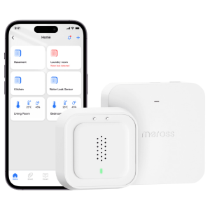 Sensitive and reliable probes on both the top and the bottom of the leak sensor ensure no leak escapes notice¡ªwhether it¡¯s slow drips or sudden pipe bursts.. Never miss an alert with our 100dB dual alarm system(Sensor and HUB)