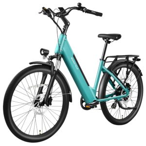 Magicycle CT-1 Electric Bike 750W Motor 48V 15Ah Battery 26*2.1 inch Tires 28mph Max Speed 60 Miles Range Hydraulic Disc Brakes Torque Sensor Mechanical Suspension Front Fork Shimano 7-speed - Blue