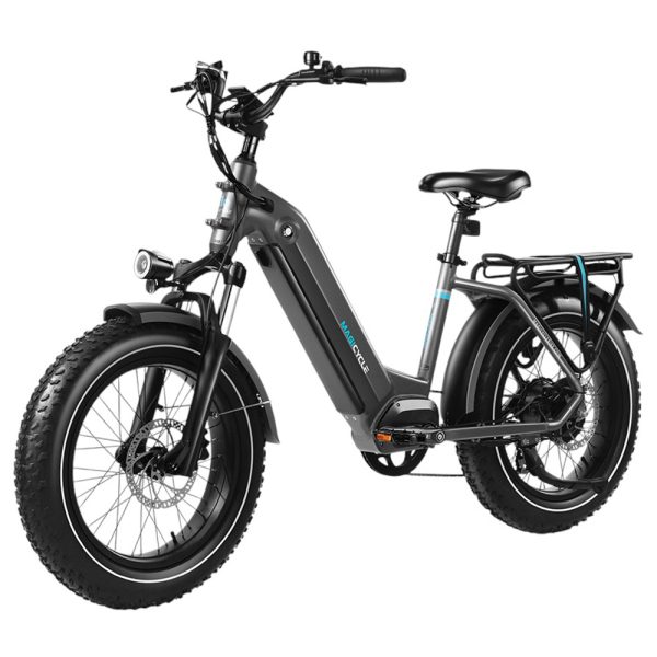 Magicycle Ocelot Pro Electric Bike 750W Motor 52V 20Ah Battery 20*4.0 inch Fat Tires 28mph Max Speed 100 Miles Range HydraulicDisc Brakes Hydraulic Lockout Suspension Fork Shimano 7 speed - Grey