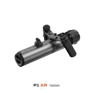 The LEFEET P1 is a high-performance underwater propulsion device designed for both recreational and professional divers. Featuring a modular design