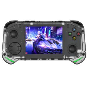 RX6H Handheld Game Console 64GB TF Card 3.5 inch Screen 20+ Emulators 4 Hours Playtime - Grey