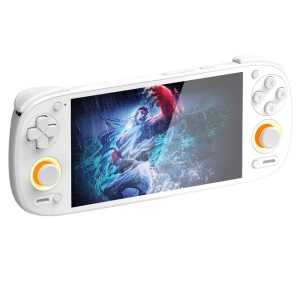 Retroid Pocket 5 Handheld Game Console â Android 13 Retro Gaming 5.5" FHD AMOLED Touchscreen Octa-Core CPU Wi-Fi 6/HDMI TV-Out PSP/PS2/N64 Emulator Support - White