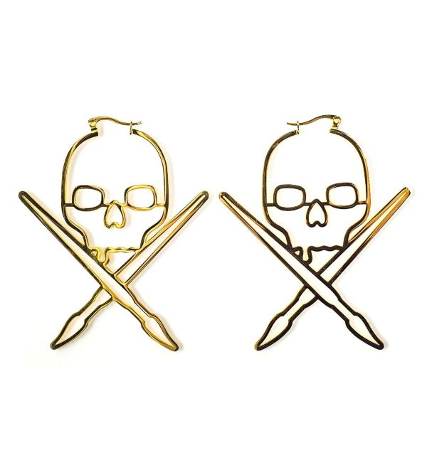 Introducing the Solid Badge Earrings – the perfect accessory for all you Sullen Angels out there. These earrings are guaranteed to turn heads with their simple and clean design.  Plus they come in two different colors