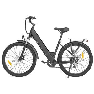 Touroll J1 Pro Electric Bike 250W Motor 36V 15.6Ah Battery 27.5 inch Tires 25km/h Max Speed 100km Range Hydraulic Disc Brake Suspension with Lockout Shimano 7-speed