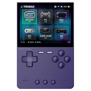 TRIMUI Brick Handheld Game Console 3.2-inch 1024*768 IPS Screen 8GB eMMC Storage 5 Hours Battery Life Type-C Fast Charging - Purple