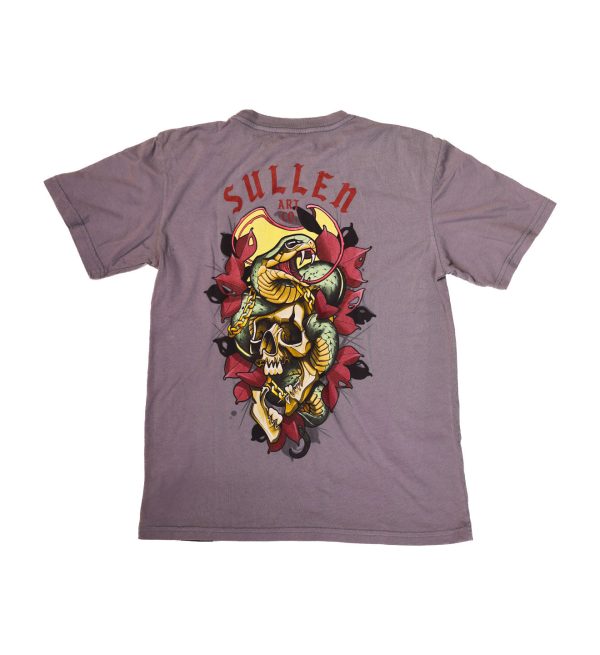 Let your little one show off their style with the Venom youth tee! The eye-catching printed design showcases a cool snake wrapped around a skull—cool enough for young trendsetters to show off in the schoolyard!   Short sleeves  Tagless for comfort  Woven Sullen Badge label on left sleeve  100% Cotton Body  Machine washable