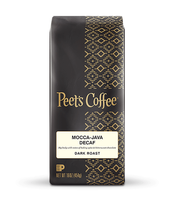 Water-process decaffeination makes this rich