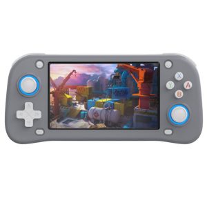 XF43 Handheld Game Console 4.3 inch IPS Screen 30+ Simulators Hall Joystick & Trigger HD Output 128GB TF Card 6 Hours Playtime - Grey
