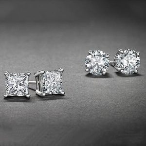 <p>White Gold Plated Stud Earrings Cubic Zirconia Round And Princess Cut 2PC CZ Earrings Set<br /></p><p>Set Of Cz Earring Studs</p><p>You Will Receive Both Sets</p><p>Earring Studs Set</p><p>Studs Sizes - Standard Size Around 8mm</p>