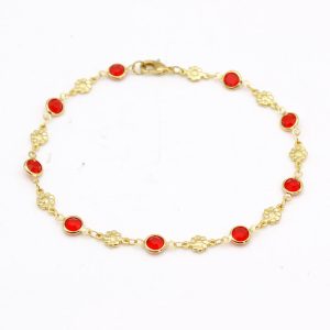 <ul><li>18K Gold Plated Anklet High Polish Finish Lifetime Guarantee</li><li>Great Gift</li><li>Add a hint of luxury to your ensemble with this anklet bracelet<br /></li><li>10 Inches Perfect Length For an ankle bracelet</li><li>Perfect accessory to wear to the beach a must have</li><li>Made in Brazil</li></ul>
