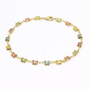 <ul><li>18K Gold Plated Anklet High Polish Finish Lifetime Guarantee</li><li>Great Gift</li><li>Add a hint of luxury to your ensemble with this anklet bracelet<br /></li><li>10 Inches Perfect Length For an ankle bracelet</li><li>Perfect accessory to wear to the beach a must have</li><li>Made in Brazil</li></ul>