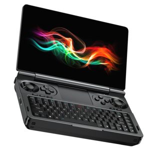 GPD WIN Mini (2025) Handheld Game Console 7'' 1920x1080 Screen AMD Ryzen AI 9 HX 370 12 Cores Max 5.1GHz 120Hz 32GB LPDDR5x RAM 2TB SSD WiFi6E Bluetooth5.3 Hyper-Linear Speakers 1*USB4 1*USB3.2 Type-C 1*USB Type-A 1*MicroSD - Black EU Plug
