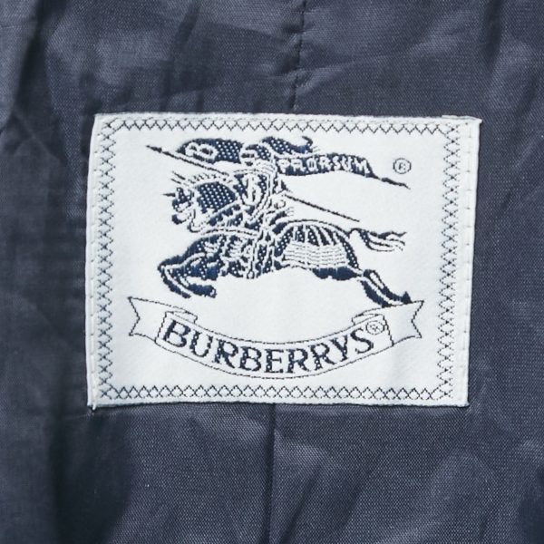 Burberry Navy Blue Wool Blend Double Breasted Blazer XL - Image 4