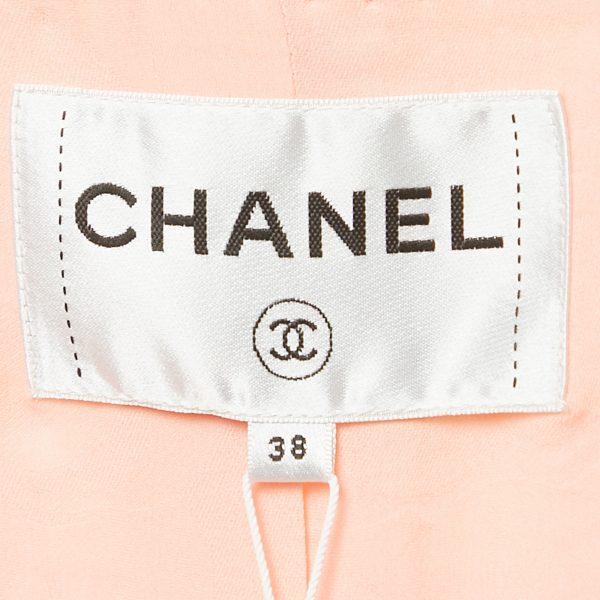 Chanel Pink Tweed Fantasy Jacket M - Image 4