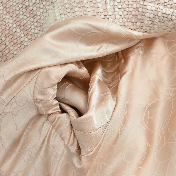 Chanel Single Breasted Coat Pink 01A #38 - Image 6