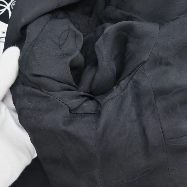 Chanel Single Breasted Jacket Black #36 - Image 9