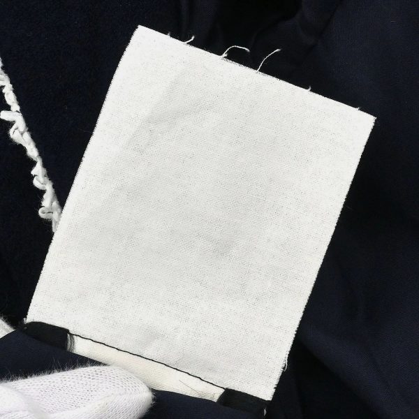 Chanel Collarless Jacket Navy 95C #44 - Image 9