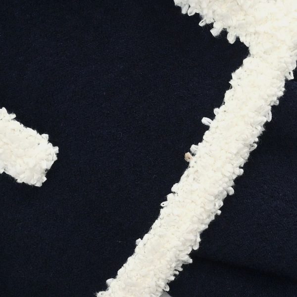 Chanel Collarless Jacket Navy 95C #44 - Image 6
