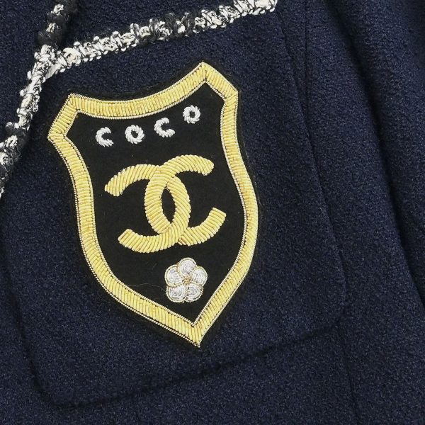 Chanel Jacket Navy 05C #46 - Image 4